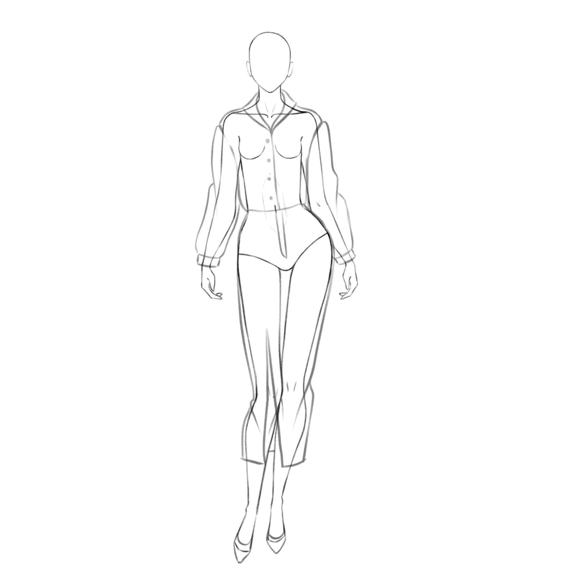 Before transformation - basic sketch