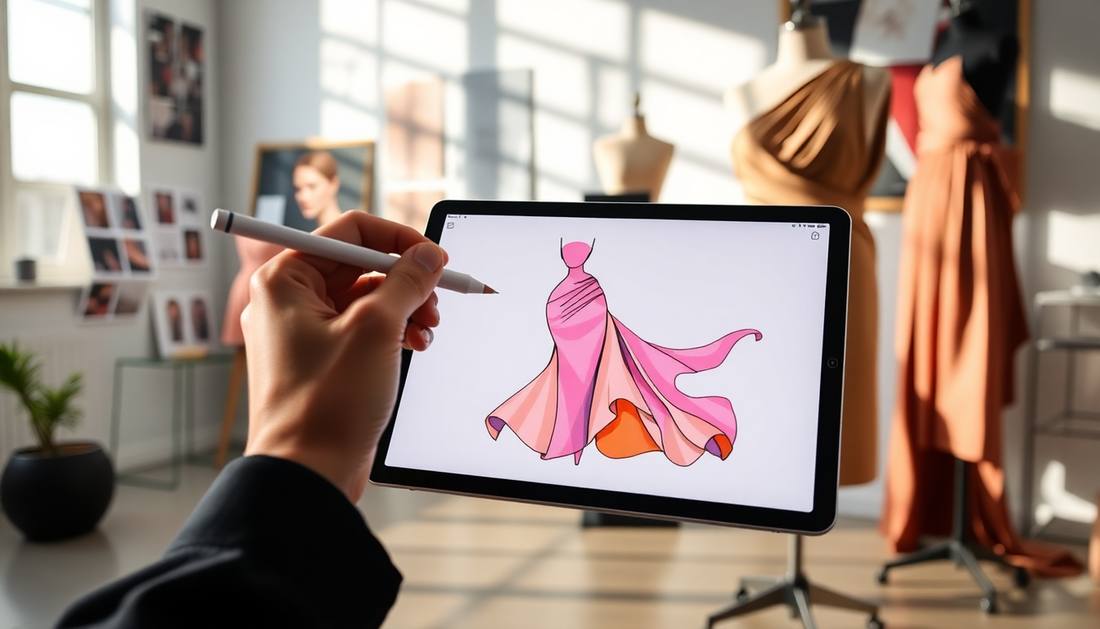 Crie designs de moda que inspiram com as ferramentas avançadas do Procreate | Fashion Procreate