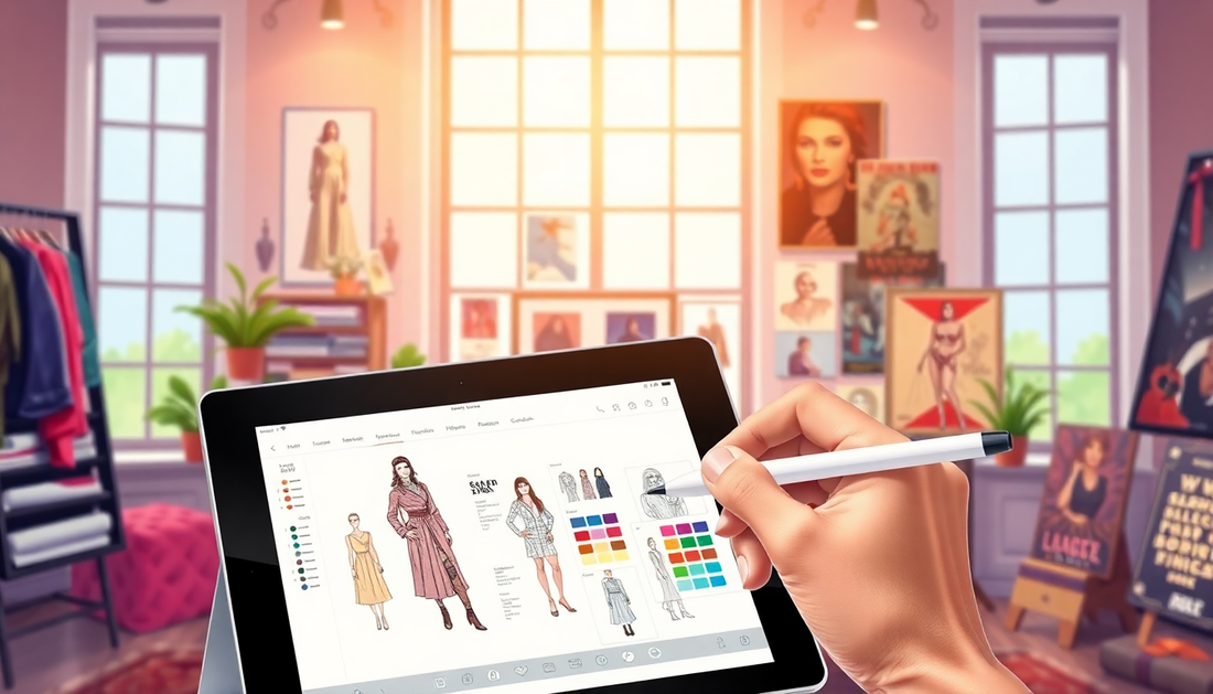 Dicas para Criar Figurinos para Filmes e Séries com Procreate | Fashion Procreate