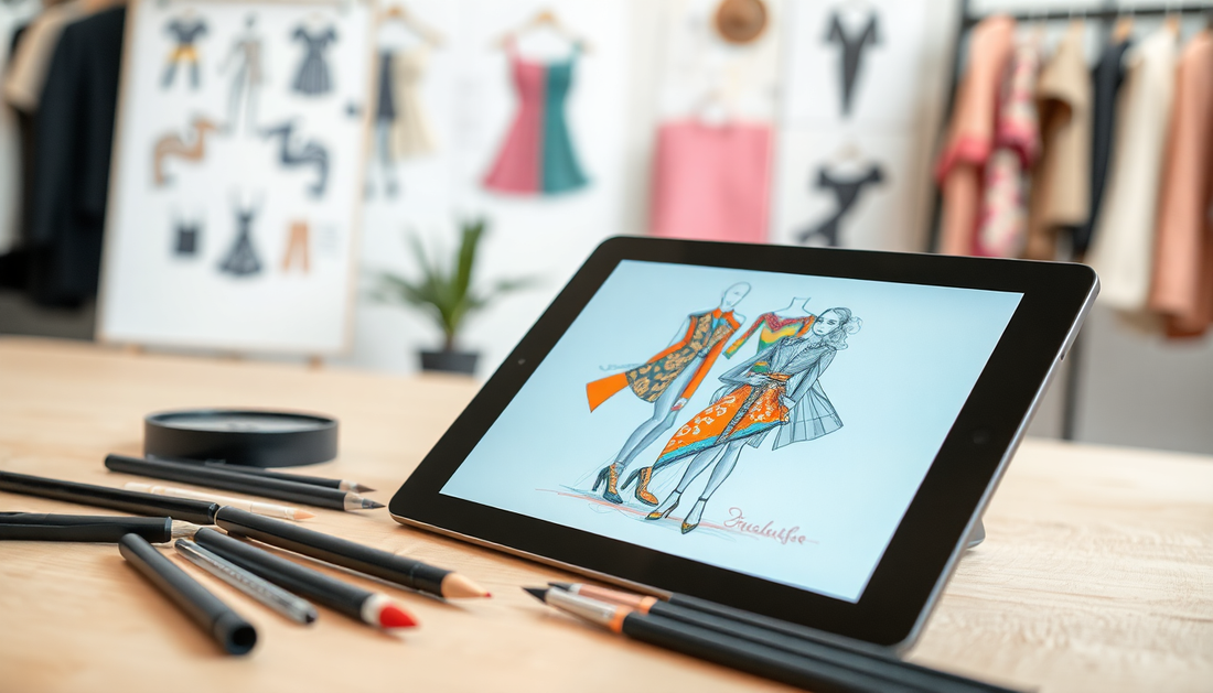 Conheça o Fashion Procreate - Seu kit de ferramentas digital para portfólio de moda