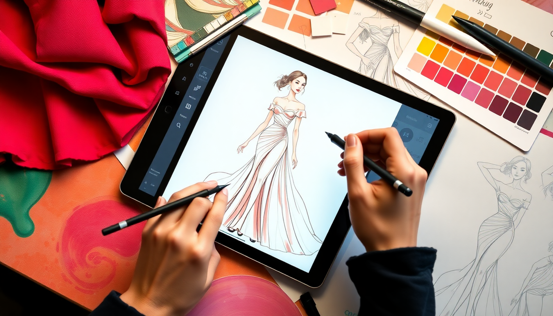 Stop Wasting Time: Procreate Makes Fashion Illustration Easier and Faster | Fashion Procreate