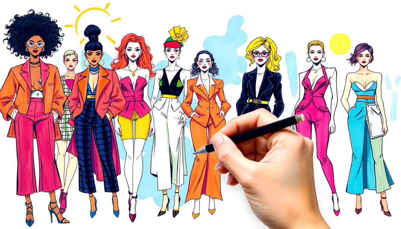 Unleash Your Unique Fashion Illustration Style: A Guide to Developing Your Creative Voice