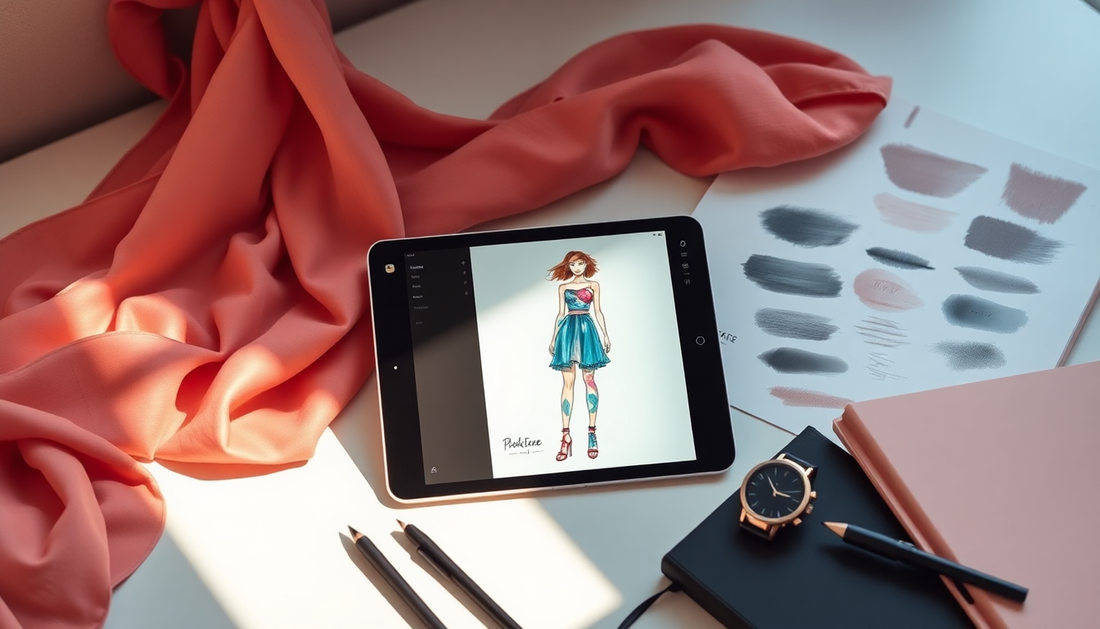 Os Melhores Pincéis para Ilustração de Moda no Procreate | Fashion Procreate