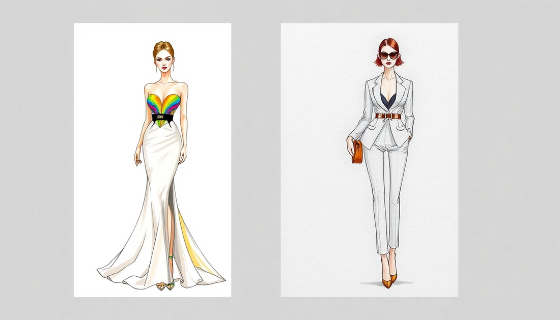 الرقمية مقابل اليدوية: Welche Illustrations Art eignet sich sesser für Mode؟