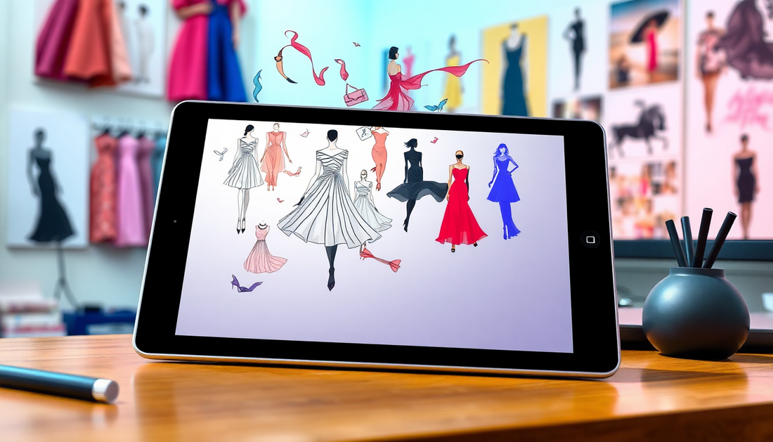 Libera tu potencial como diseñador de moda con Procreate