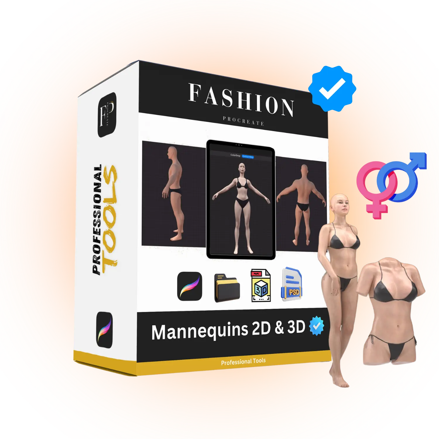 Mannequins 2D & 3D Professional