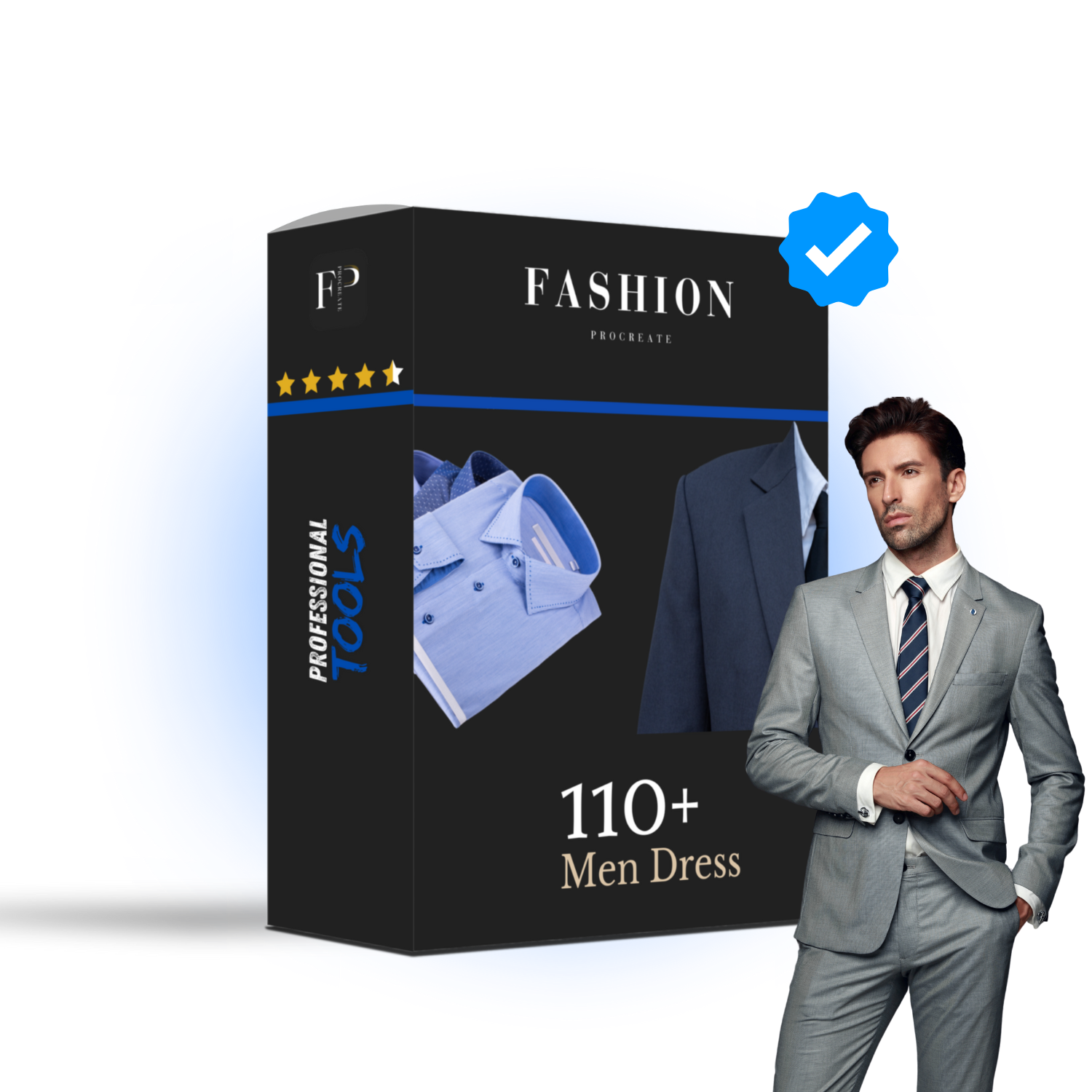 Luxury Men’s Fashion Kit - Fashion Procreate